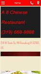 Mobile Screenshot of a8chineserestaurant.com